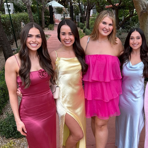 RESA River Slip Gown in Butter - Picture 3 of 4